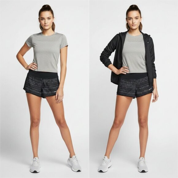 Nike Pants - Nike Womens Medium Dri Fit Active Trainer Short  In Black Color